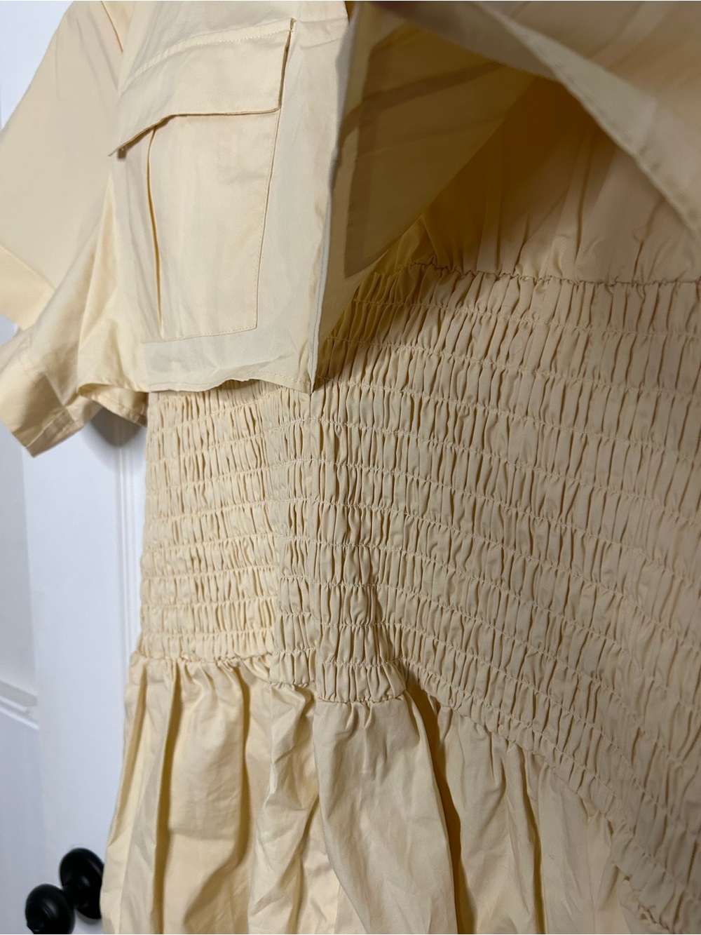 Anthropologie Mare Mare Utility Short-Sleeve Mini Shirt Dress - Picture 12 of 16